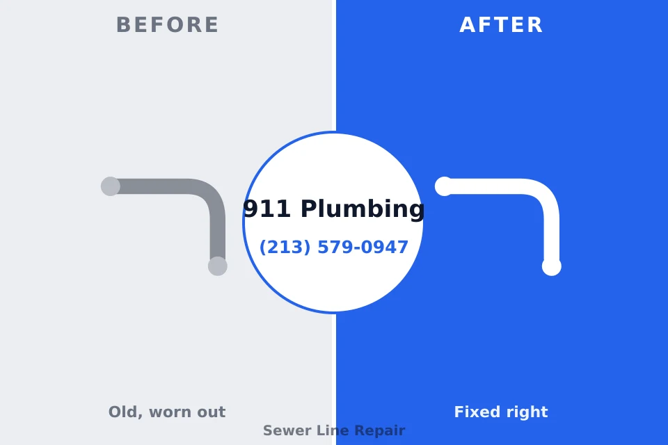 Before and after: plumbing company Sparta, NC